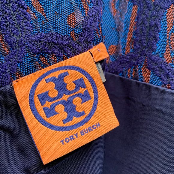 Tory Burch Jacquard Top Size 6 - Picture 2 of 4